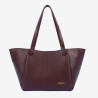 Lancaster - Sac cabas épaule tendance Sierra Haus bordeaux foncé